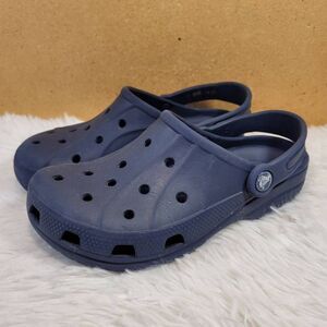 CROCS Blue Clogs Size J3